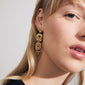 ACT recycled earrings gold-plated