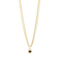 ACT recycled necklace 2-in-1 gold-plated