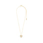 DUNE heart necklace gold-plated