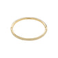 FOCUS bangle gold-plated with Preciosa crystals, featuring a scandi-style elegance and eco-friendly design, perfect for adding glam to cozy outfits.