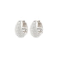 FOCUS recycled crystal earrings silver-plated