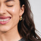 BELIEVE chunky hoop earrings gold-plated