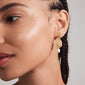 TRUE recycled gold-plated earrings