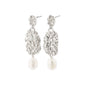 TRUE earrings silver-plated