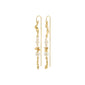 INTENT chain earrings gold-plated