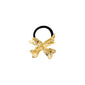 DREAM hair accessory by Pilgrim: A gold-plated elastic with a large flower pendant, perfect for enhancing summer hairstyles with an elegant touch.