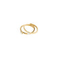 SKY rings, 2-in-1 set, gold-plated