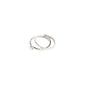 SKY rings, 2-in-1 set, silver-plated