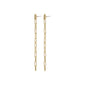 THILDE long chain earrings gold-plated