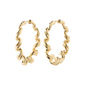 LARISA recycled earrings gold-plated