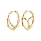 DIDO recycled hoop earrings gold-plated