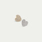 DUNE heart earrings gold-plated