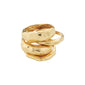 ASHER recycled rings 4-in-1 set gold-plated