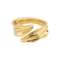 ELISSA recycled ring gold-plated