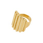 LAUREL recycled ring gold-plated