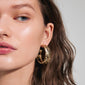 ELENI recycled earrings gold-plated