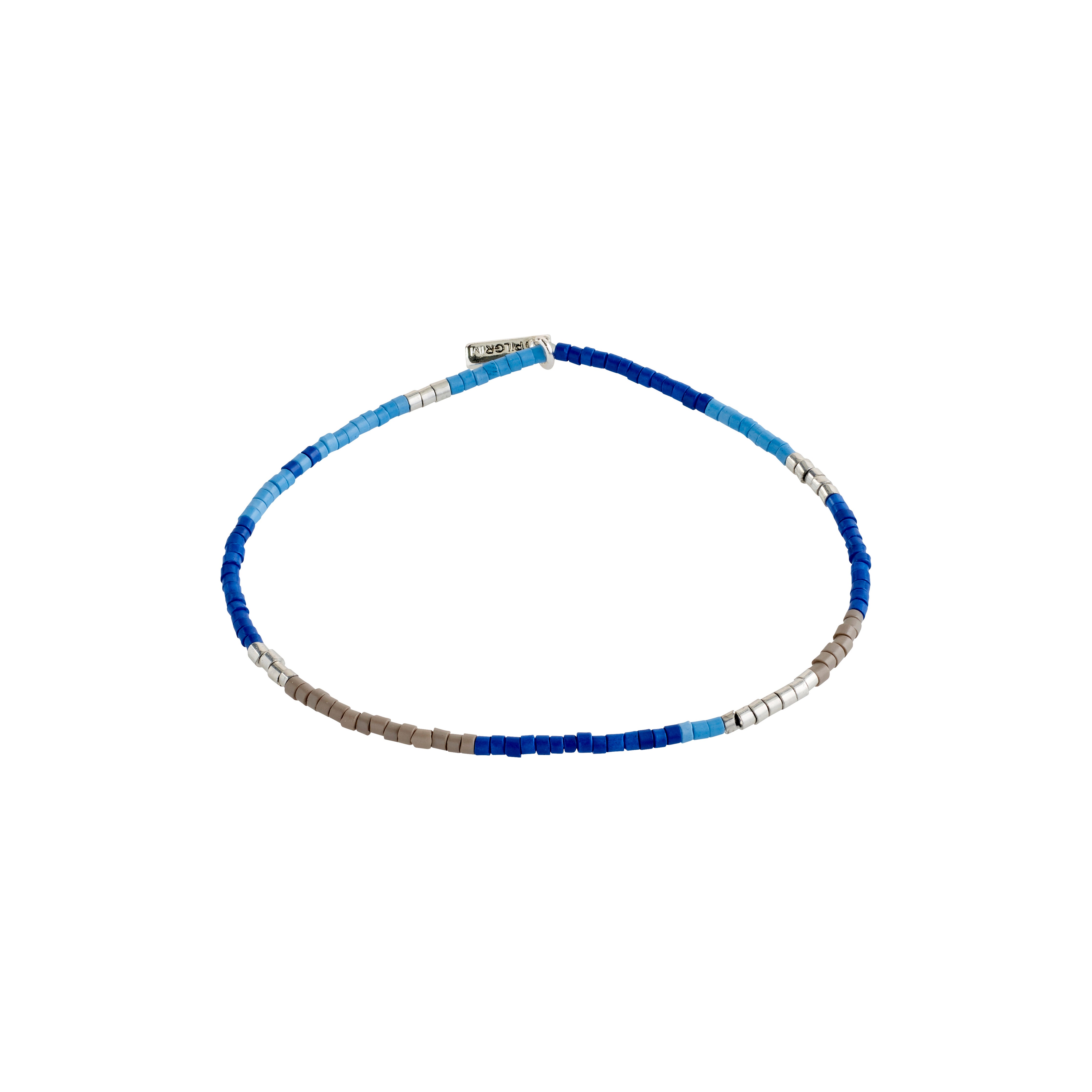 Pilgrim ALISON Armband blau, versilbert