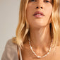 RAMONA freshwater pearl necklace gold-plated