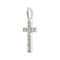 CHARM mini cross pendant silver-plated