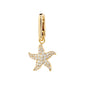 CHARM starfish pendant gold-plated