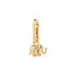 CHARM elephant pendant gold-plated