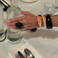 FREJA WEWER x PILGRIM Aqua armband, transparent