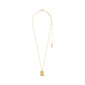 GEMINI Zodiac Sign necklace, gold-plated