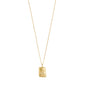 GEMINI Zodiac Sign necklace, gold-plated