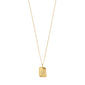 CANCER Zodiac Sign necklace, gold-plated