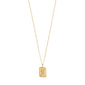 VIRGO Zodiac Sign necklace, gold-plated