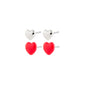 MAEVE earrings 2-in-1 set silver-plated