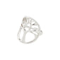 Silver-plated ALIA ring featuring a Tree of Life design, highlighting timeless elegance and adjustability for a perfect fit. Crafted from 99% recycled materials.