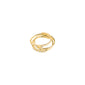 SLOAN rings 3-in-1 set gold-plated