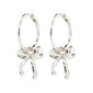 CASSIAN recycled hoop earrings silver-plated