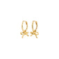 LYSANDRA recycled hoop earrings gold-plated