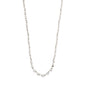 IMOGENE necklace silver-plated, adorned with Preciosa crystals, offers a versatile, sparkling touch, perfect for minimalist or layered styling.