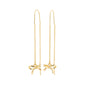 LYSANDRA recycled chain earrings gold-plated