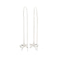 LYSANDRA recycled chain earrings silver-plated