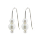 Silver-plated ELBERTA pearl earrings from Pilgrim's Classics collection, featuring elegant pearls for a feminine touch, ideal for elevating everyday outfits.