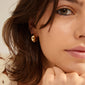 IOANNA recycled chunky hoops gold-plated