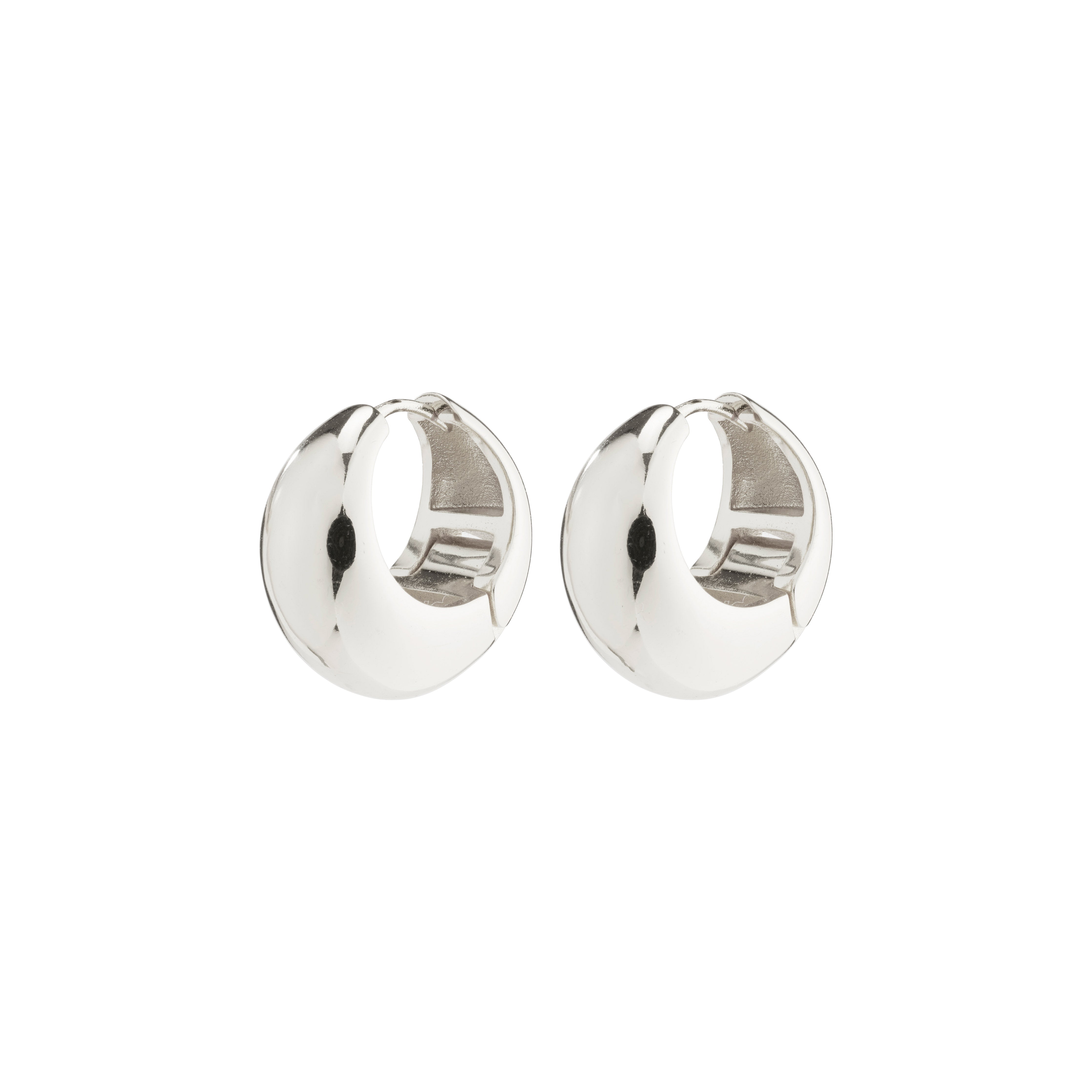 IOANNA recycled chunky hoops silver-plated – Pilgrim