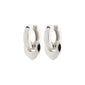 IOKASTE chunky hoops silverpläterade