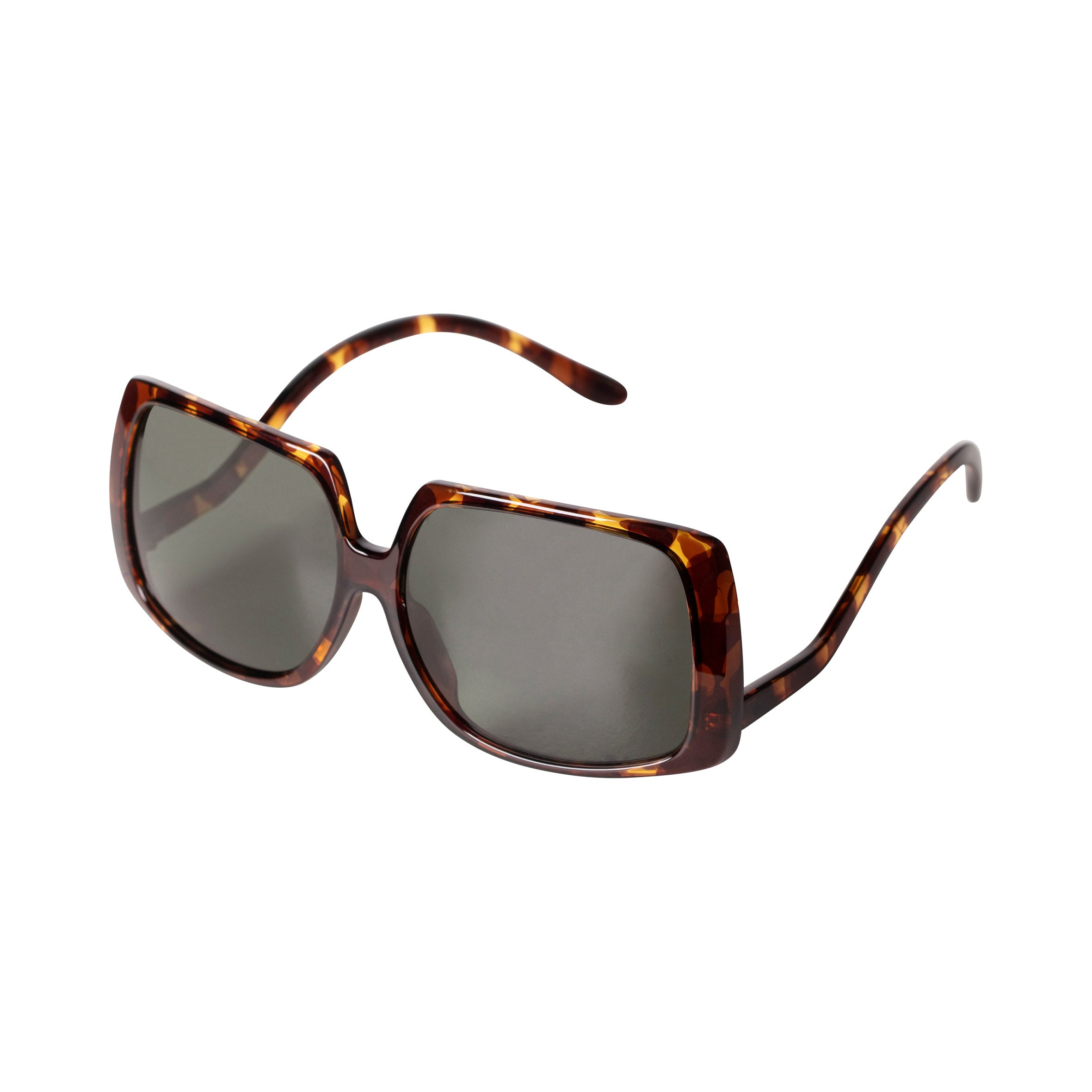 Pilgrim ELLEN oversized Retro-Sonnenbrille, Schildpatt