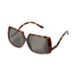 ELLEN oversized Retro-Sonnenbrille, Schildpatt