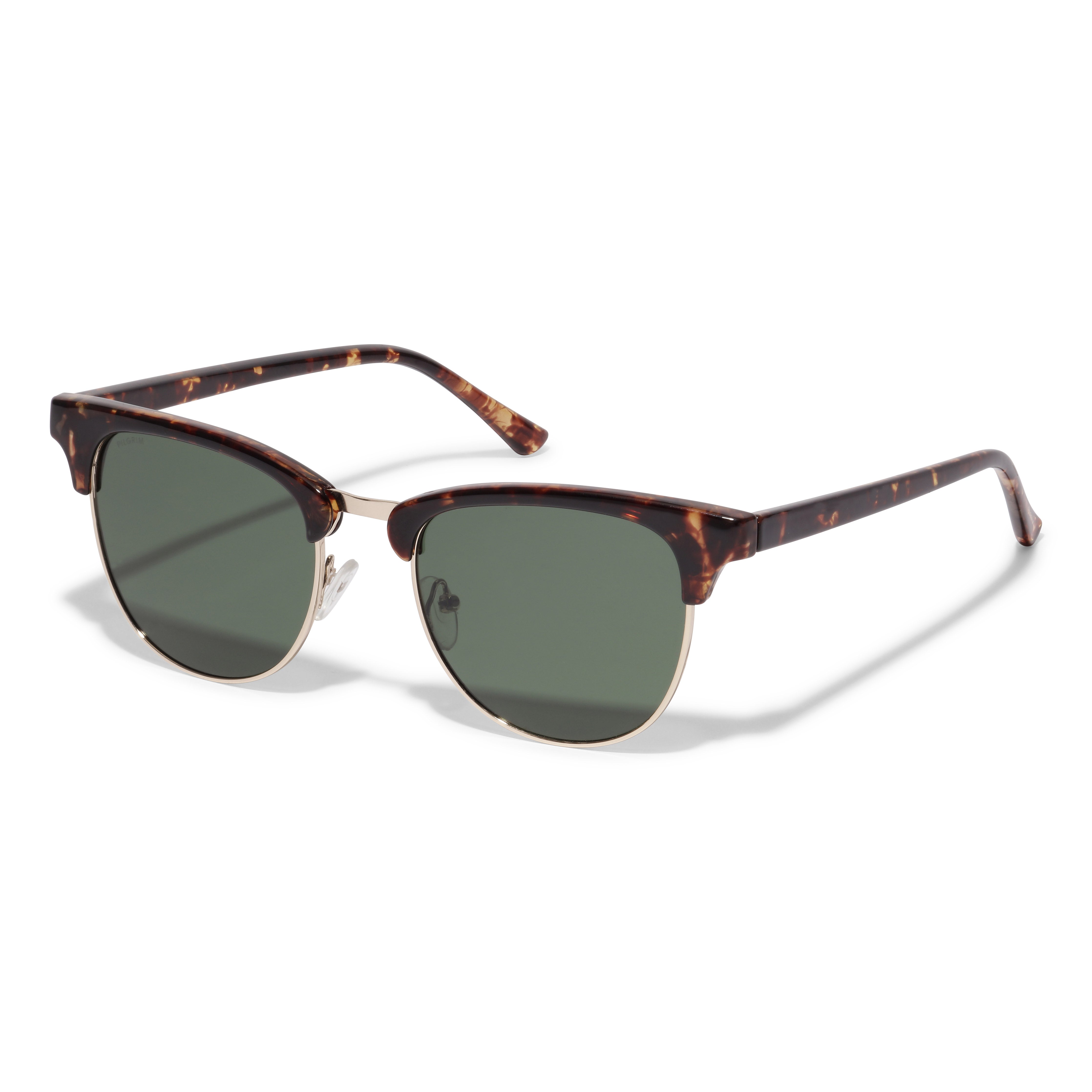 Pilgrim CHARLIE Sonnenbrille Schildpatt braun/Gold