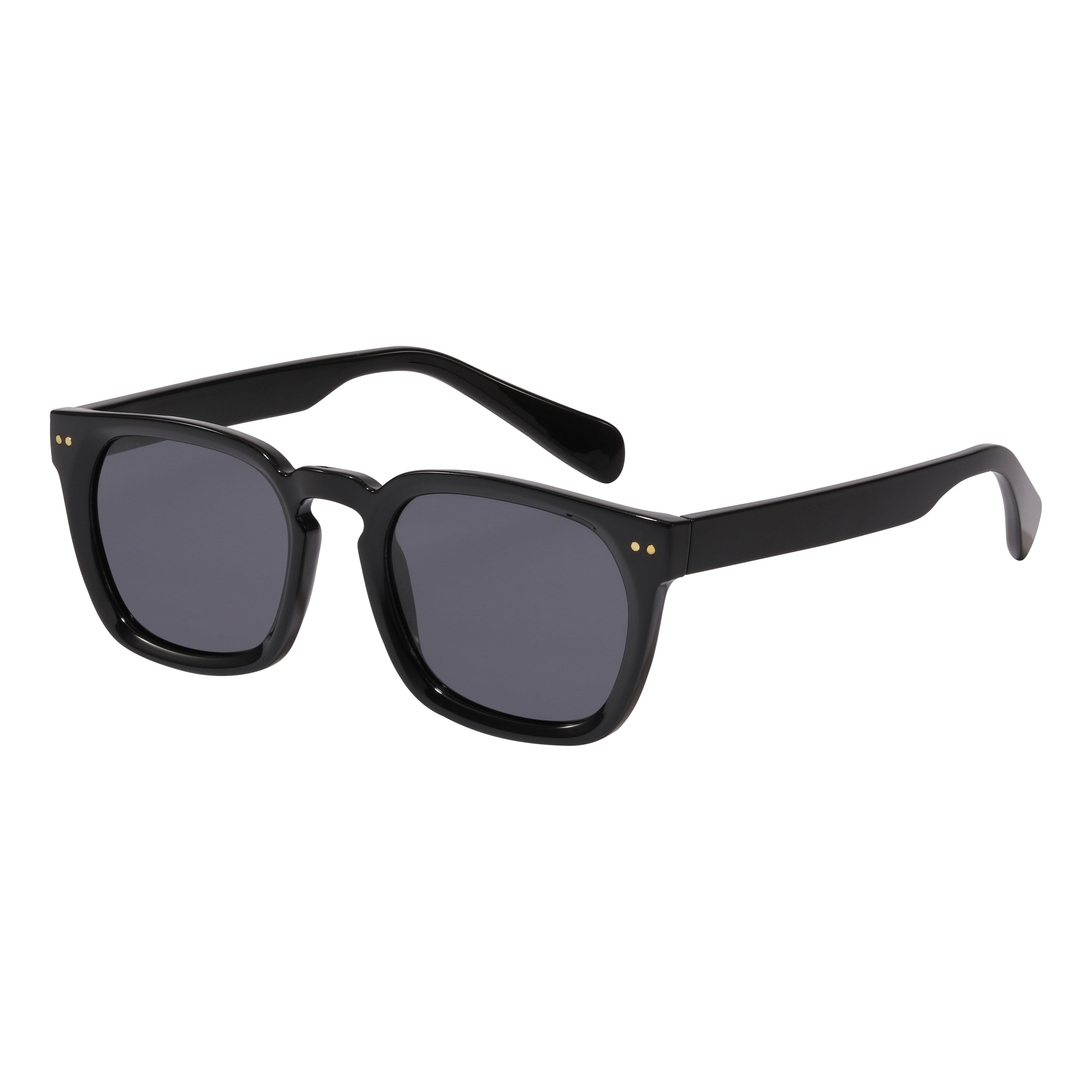 Pilgrim ELETTRA recycelte ikonische Retro-Sonnenbrille schwarz