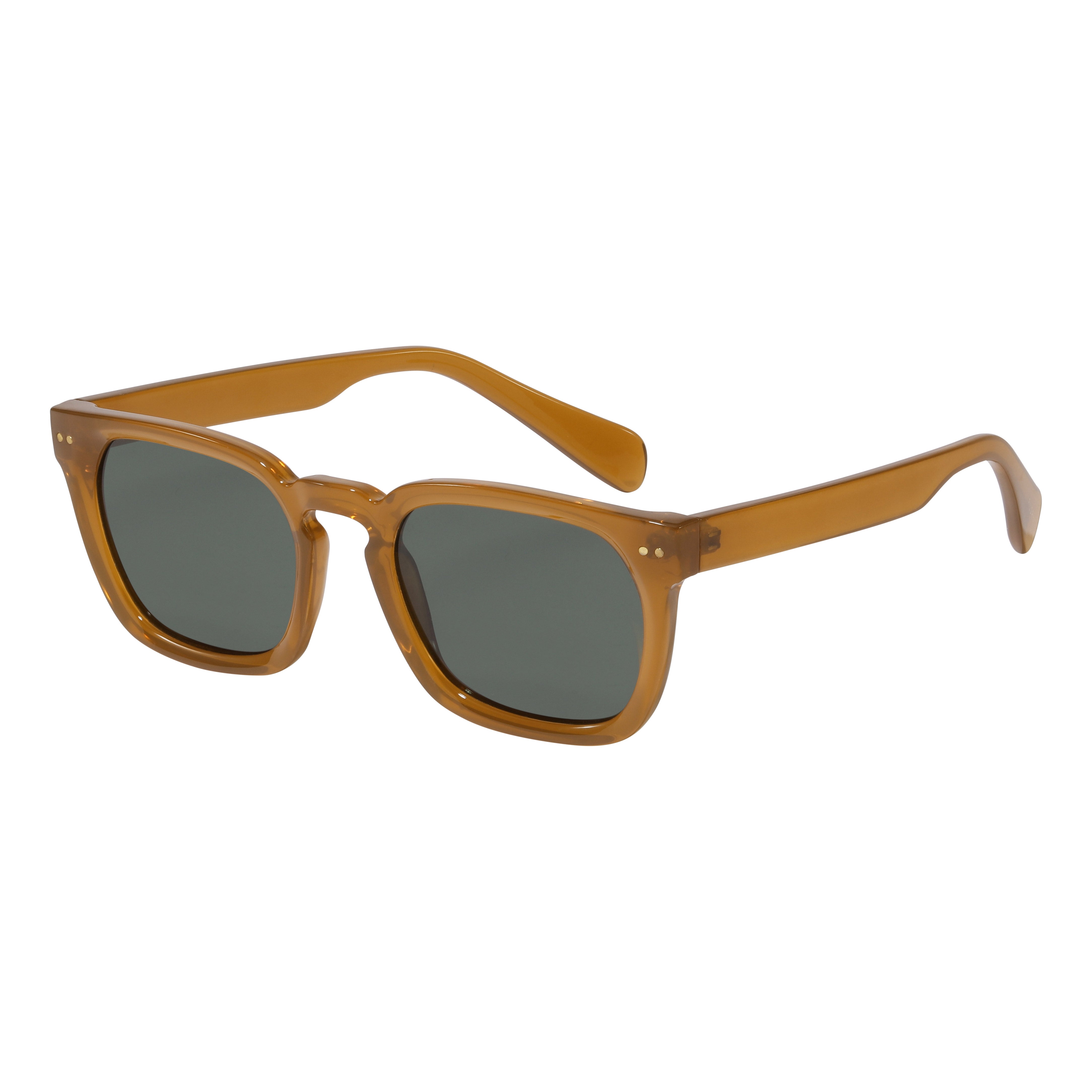 Pilgrim ELETTRA ikonische Retro-Sonnenbrille karamellbraun