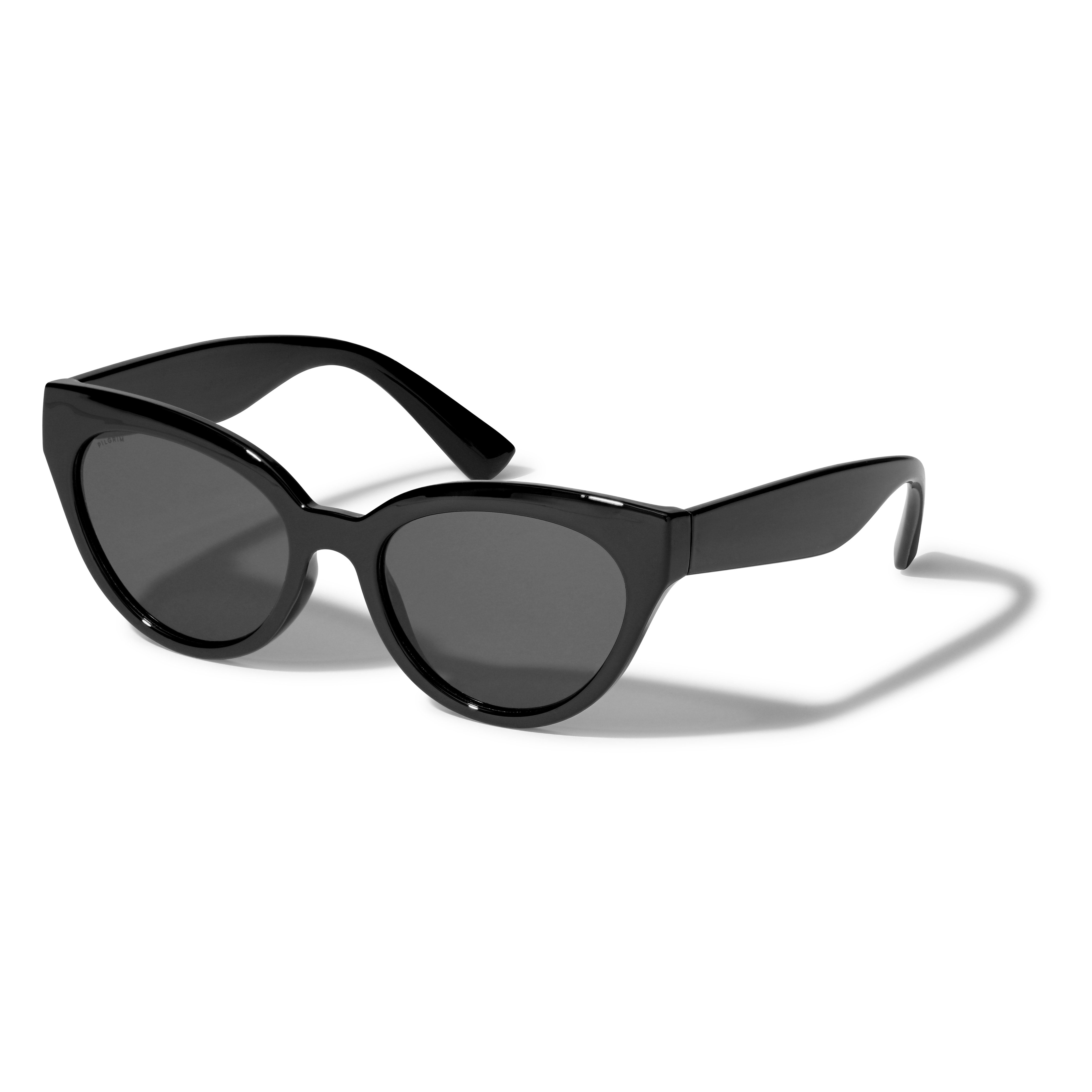 Pilgrim RAISA Recycelte Sonnenbrille Schwarz