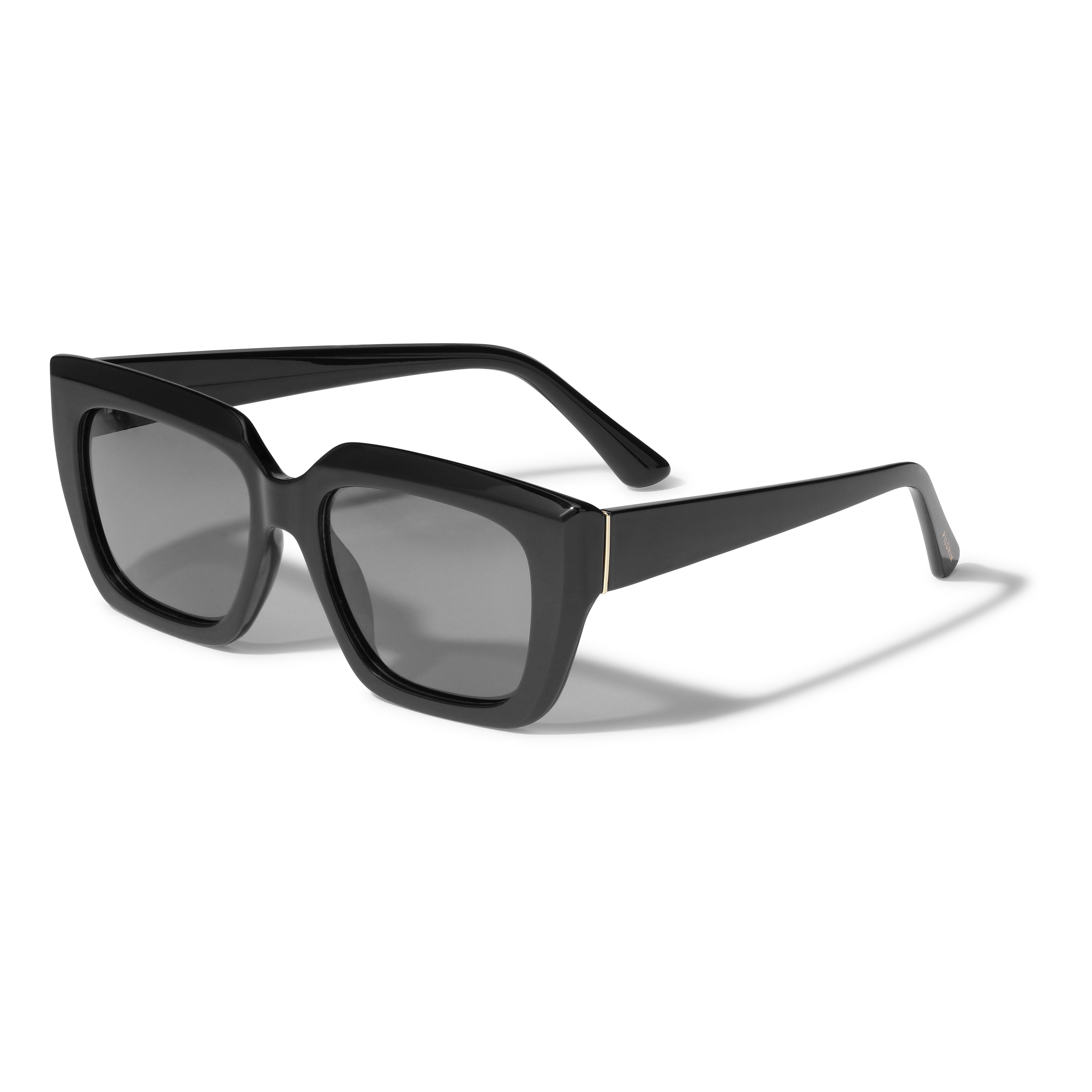 Pilgrim JOGLI Recycelte Sonnenbrille Schwarz/Gold