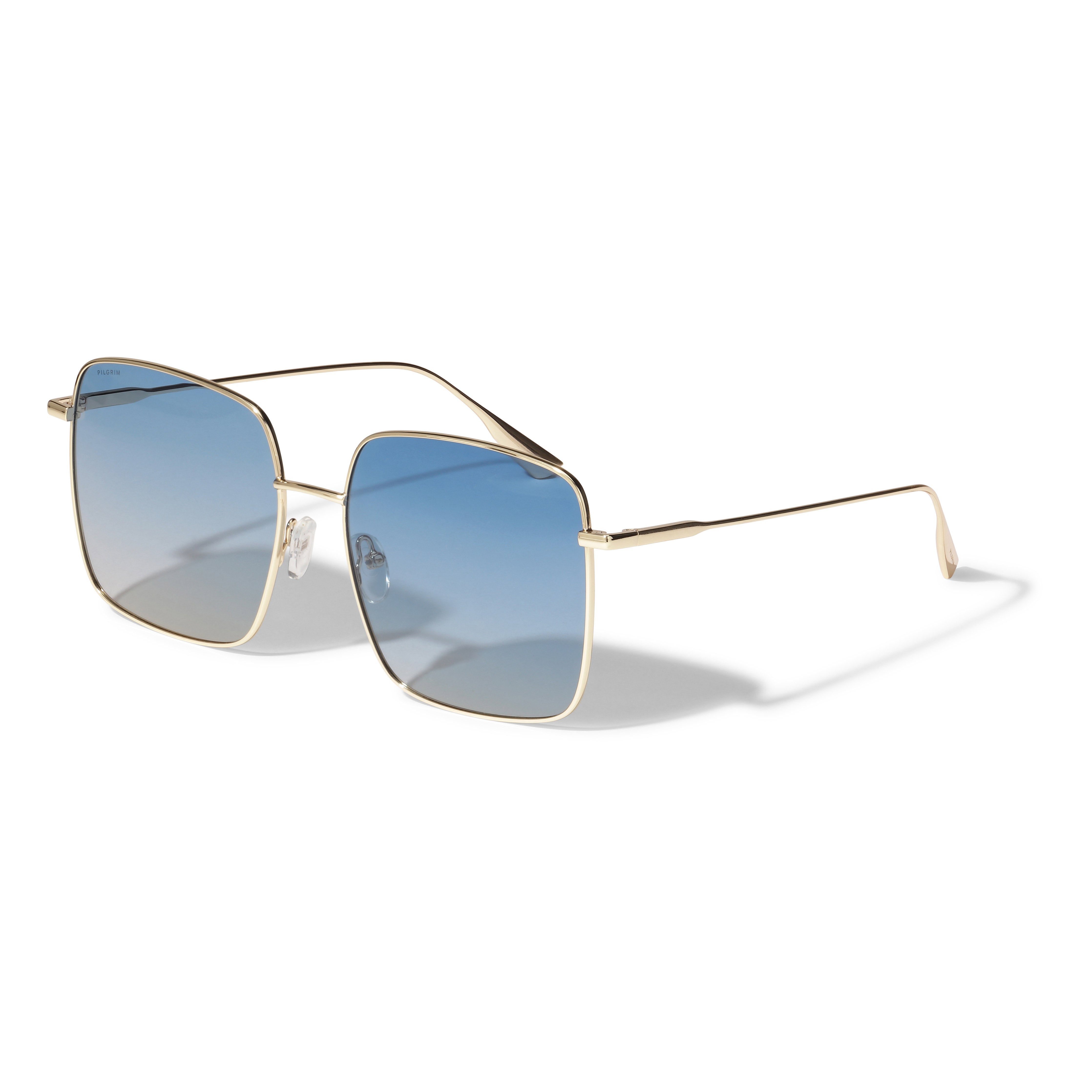 Pilgrim JONAN Sonnenbrille Blau/Gold